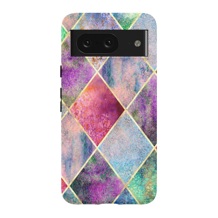 Pixel 8 StrongFit Plancha Geométrica Abstracta by ArtsCase