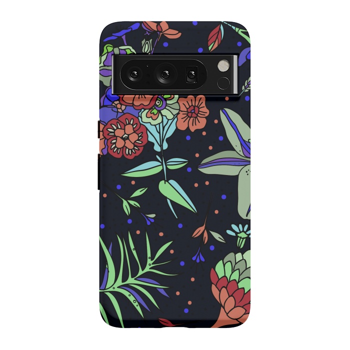 Pixel 8 Pro StrongFit Seamless Floral Pattern 333 by ArtsCase