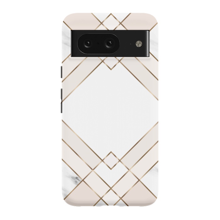 Pixel 8 StrongFit Vector Marble I by ArtsCase