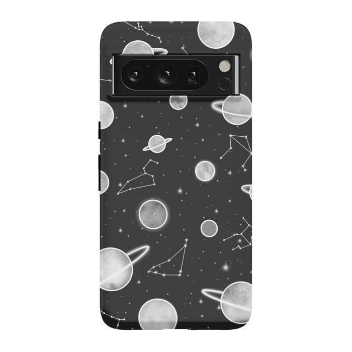 Pixel 8 Pro StrongFit Aesthetic black&white space by Jms