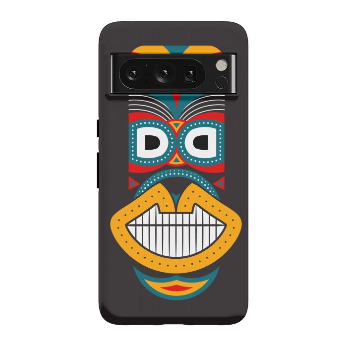 Pixel 8 Pro StrongFit Colorful Tikki by TMSarts