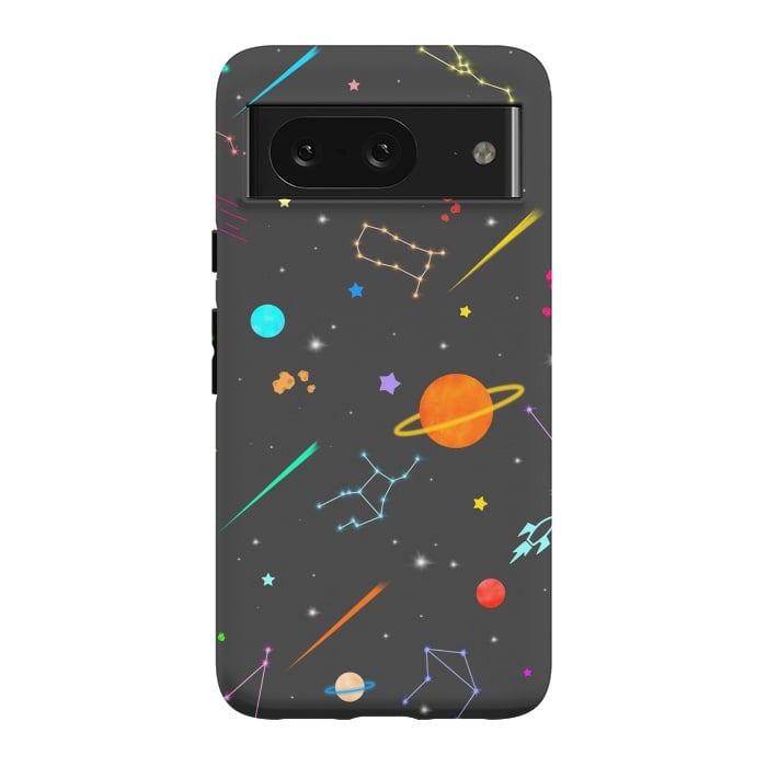 Pixel 8 StrongFit Aesthetic colorful space by Jms