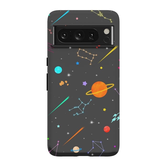 Pixel 8 Pro StrongFit Aesthetic colorful space by Jms