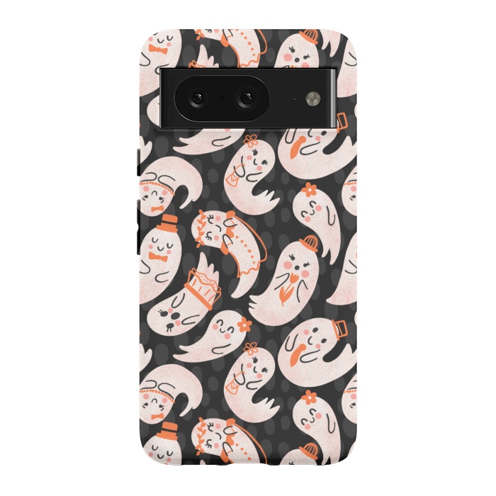 Pixel 8 StrongFit Cute Ghost Friends by Noonday Design