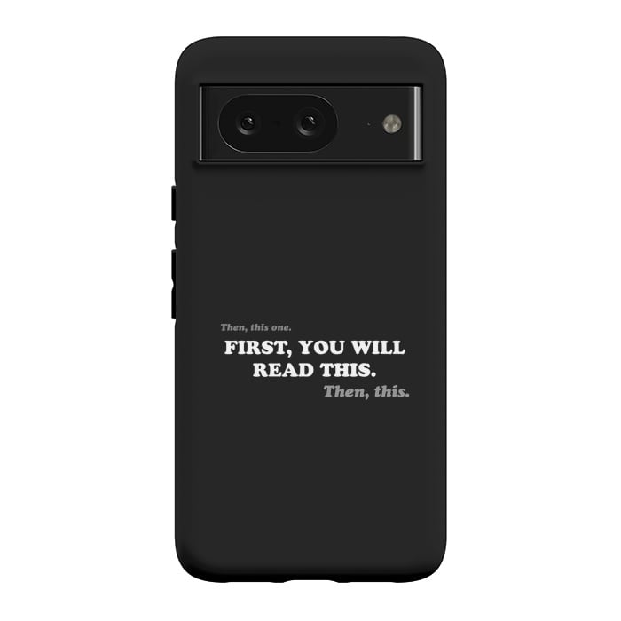 Pixel 8 StrongFit Don't Read - Funny Book Lover by Vó Maria