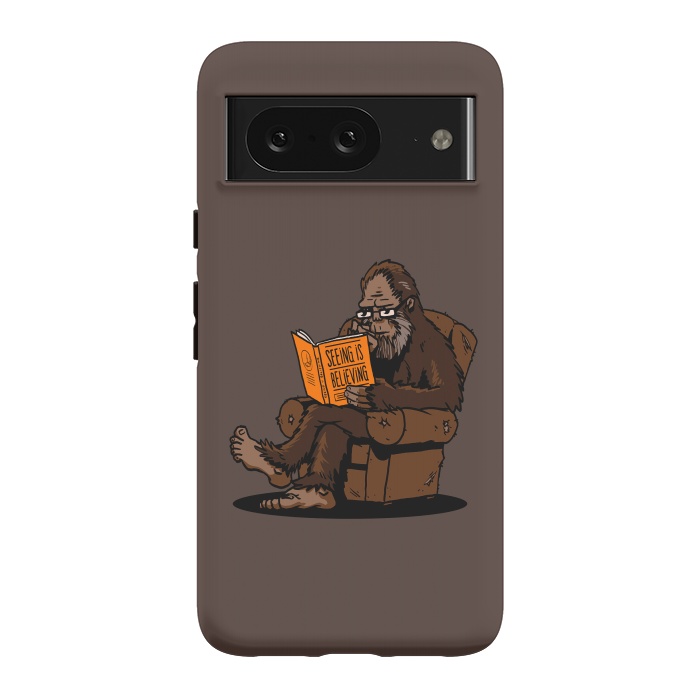Pixel 8 StrongFit BigFoot Reading Book - Seeing is Believing by Vó Maria