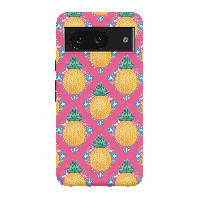 Pixel 8 StrongFit Bright Pineapple by Noonday Design