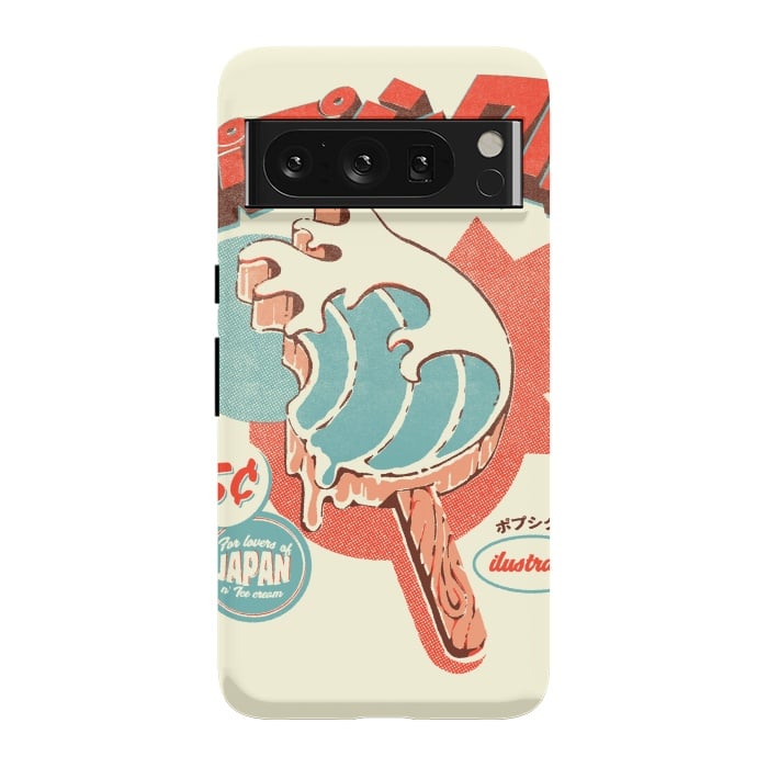 Pixel 8 Pro StrongFit Great Wave Ice Pop by Ilustrata