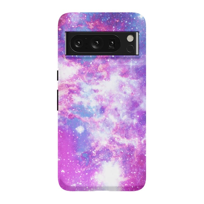 Pixel 8 Pro StrongFit Pink blue starry galaxy by Oana 