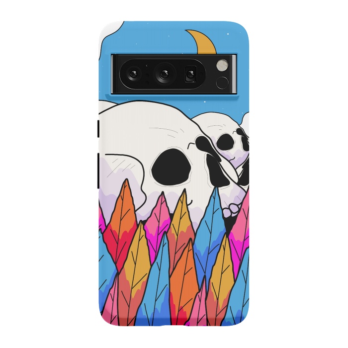 Pixel 8 Pro StrongFit Skulls behind a forest by Steve Wade (Swade)