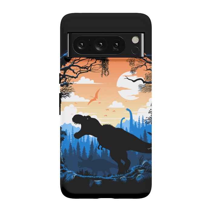 Pixel 8 Pro StrongFit Prehistoric sunset Rex by Alberto