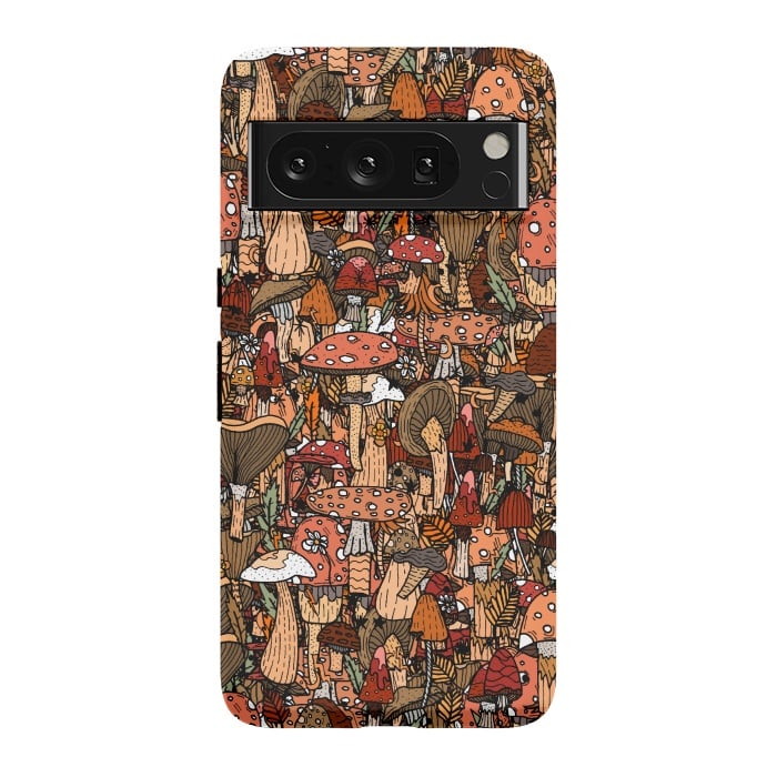 Pixel 8 Pro StrongFit Autumnal Mushrooms by Steve Wade (Swade)