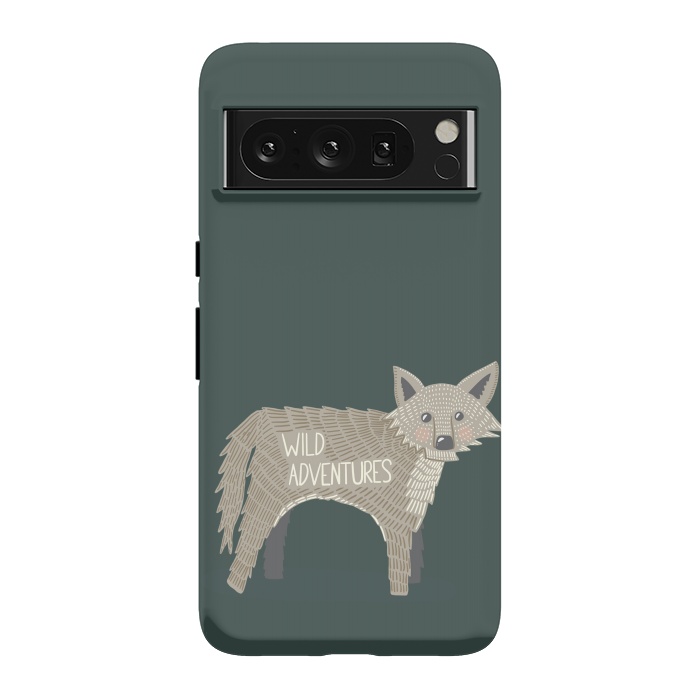 Pixel 8 Pro StrongFit Wild Adventures Wolf  by Edith May