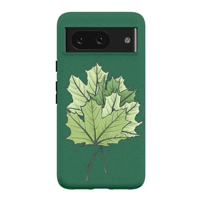 Pixel 8 StrongFit Green Maple Leaves In Spring by Boriana Giormova