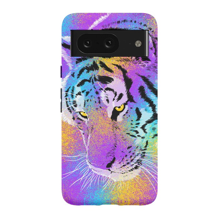 Pixel 8 StrongFit Colorful Tiger by Alberto