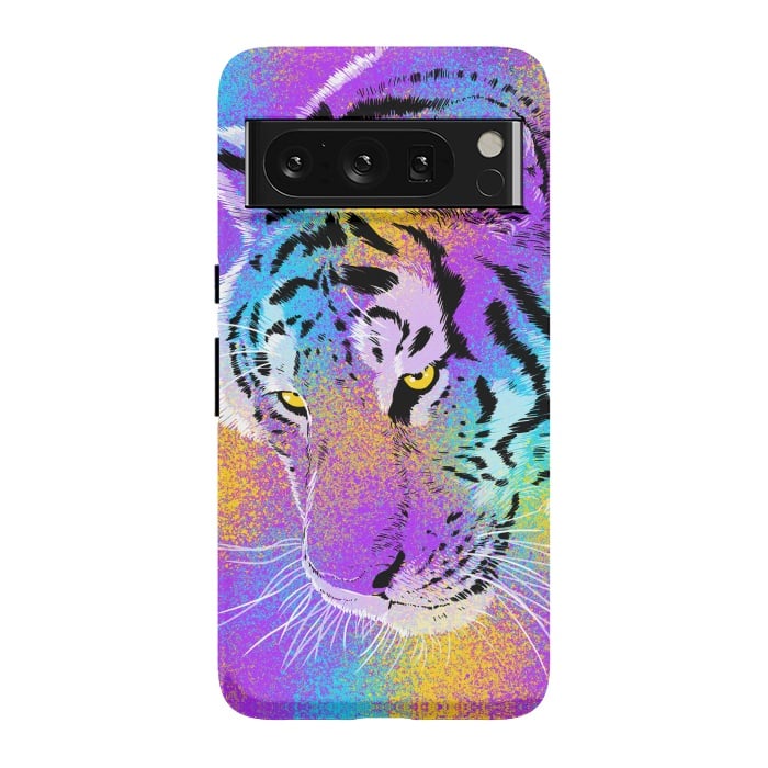 Pixel 8 Pro StrongFit Colorful Tiger by Alberto