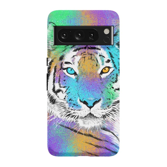 Pixel 8 Pro StrongFit Tiger Colorful by Alberto