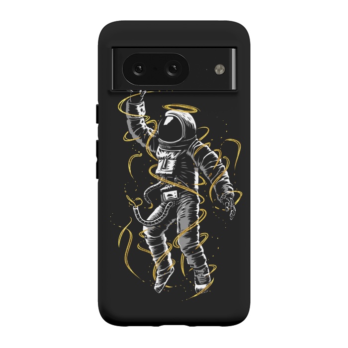 Pixel 8 StrongFit Astronaut lines gold by Alberto