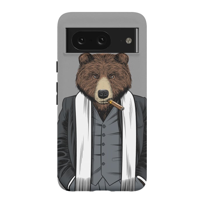 Pixel 8 StrongFit Mafia Grizzly Bear by Alberto