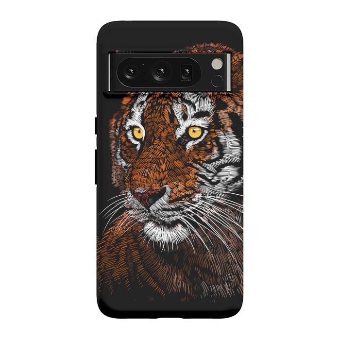 Pixel 8 Pro StrongFit Realistic Tiger by Alberto