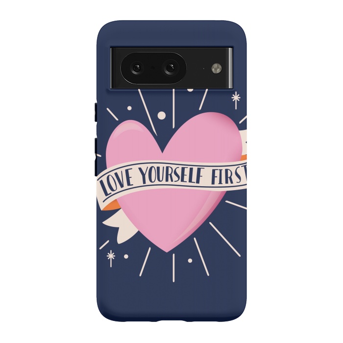Pixel 8 StrongFit Love Yourself First, Happy Valentine's Day 2 by Jelena Obradovic