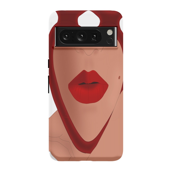 Pixel 8 Pro StrongFit Mirrored Lips - Valentines Edition Design by Anima Tea Story