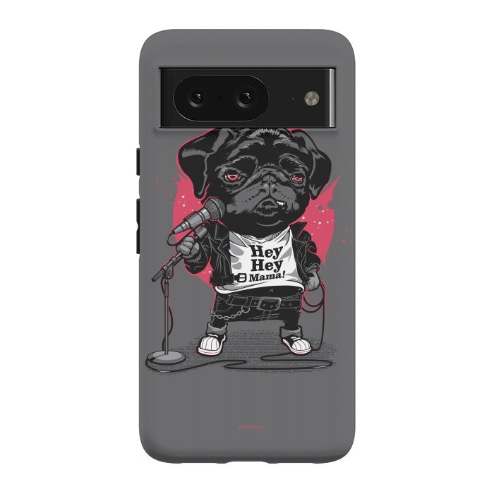Pixel 8 StrongFit Black Dog by Draco
