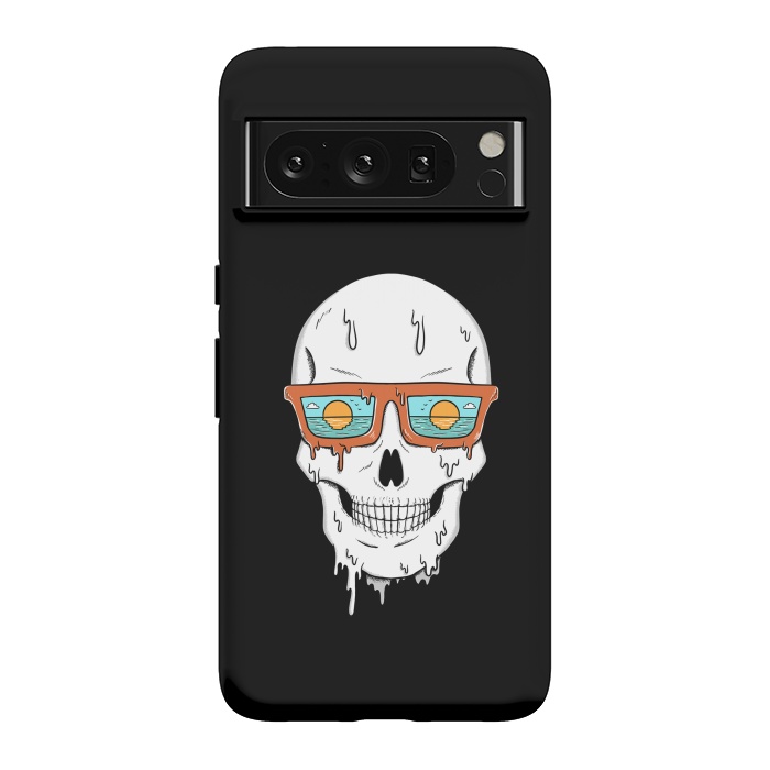 Pixel 8 Pro StrongFit Skull Beach by Coffee Man