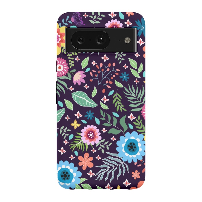 Pixel 8 StrongFit Colourful Flowers by ArtsCase