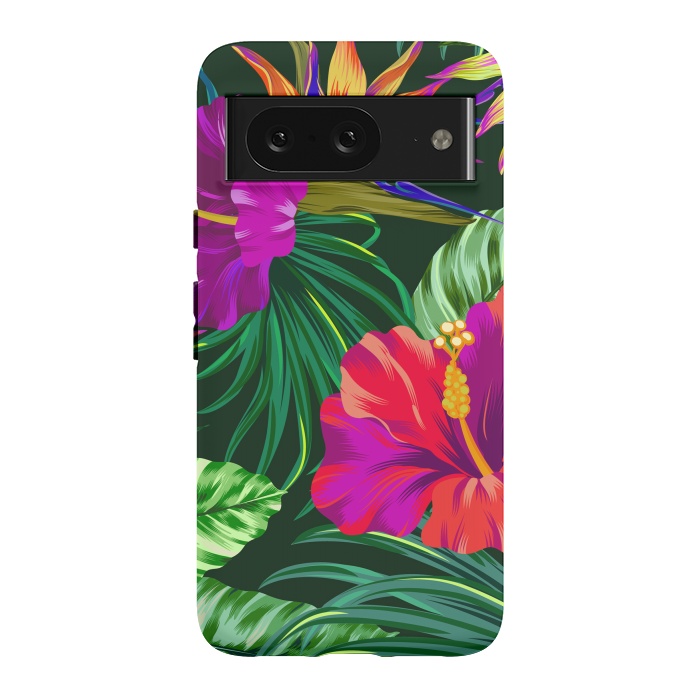Pixel 8 StrongFit Cute Tropical Floral Pattern XVI by ArtsCase