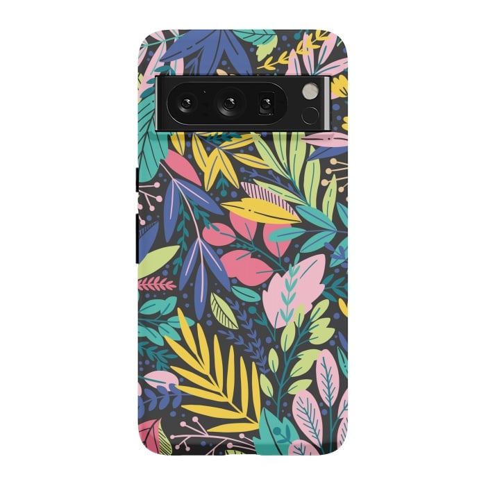 Pixel 8 Pro StrongFit Tropical Flowers by ArtsCase