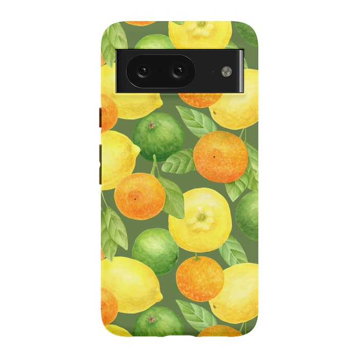 Pixel 8 StrongFit summer fruits lemons and oranges by haroulita
