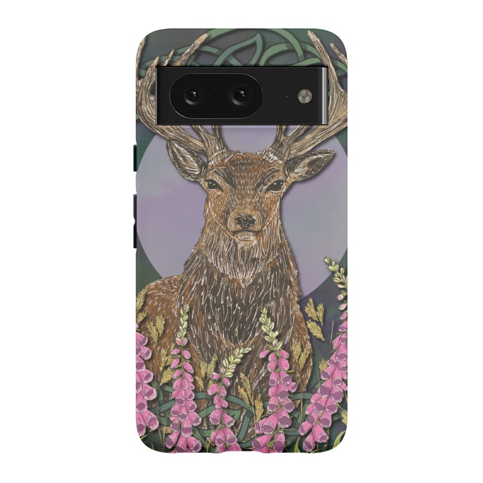 Pixel 8 StrongFit Woodland Stag by Lotti Brown