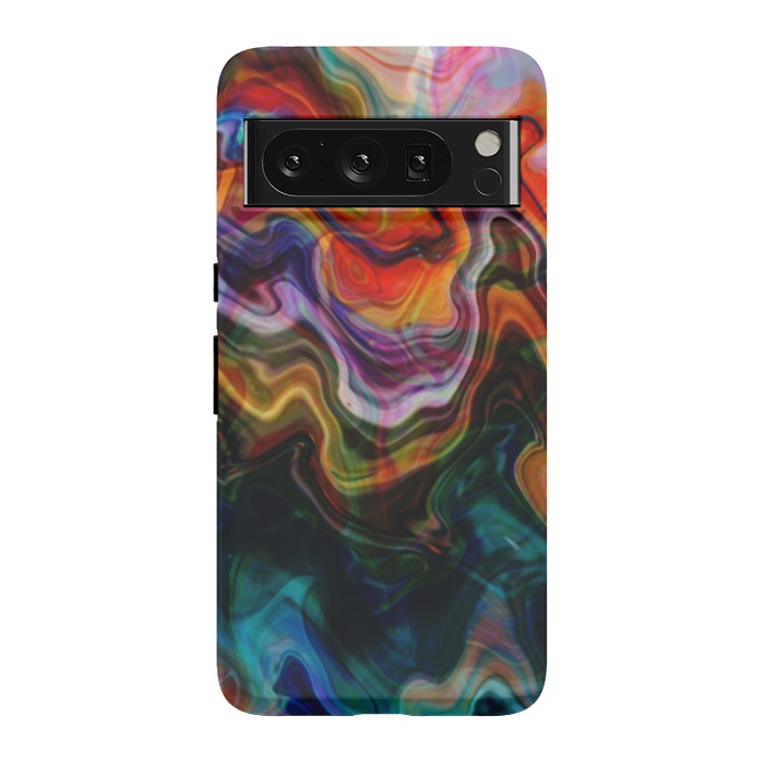 Pixel 8 Pro StrongFit Digitalart Abstract Marbling G596 by Medusa GraphicArt