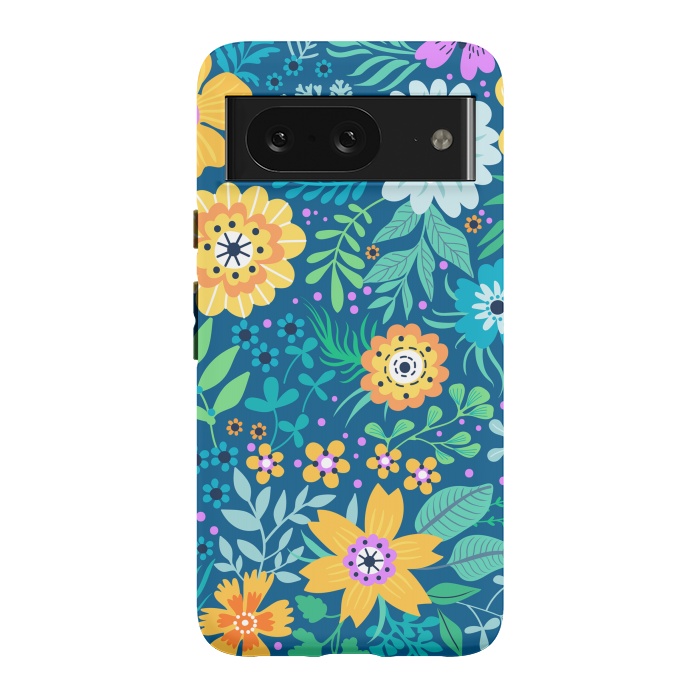 Pixel 8 StrongFit Yellow Flowers by ArtsCase