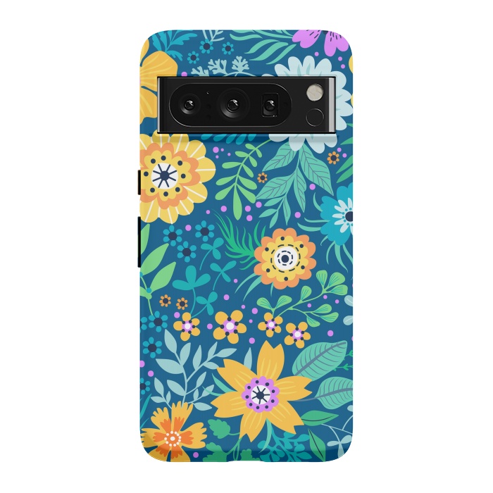 Pixel 8 Pro StrongFit Yellow Flowers by ArtsCase