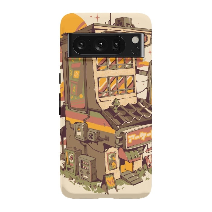 Pixel 8 Pro StrongFit Arcade House by Ilustrata