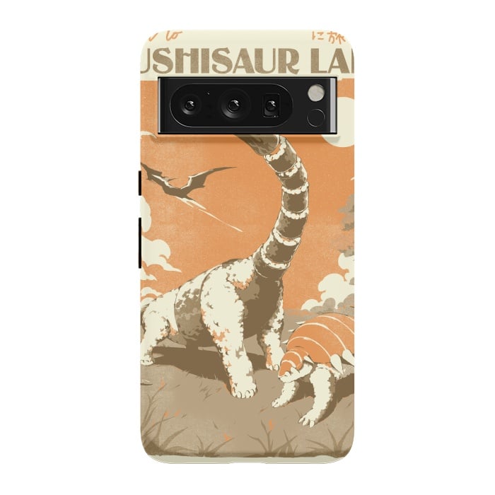 Pixel 8 Pro StrongFit Sushisaur Land by Ilustrata