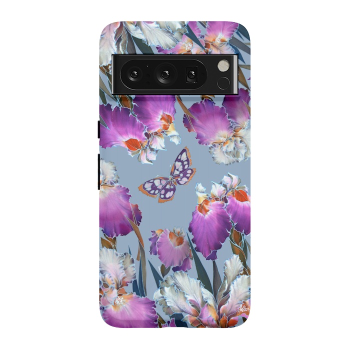 Pixel 8 Pro StrongFit purple lilac flowers by haroulita