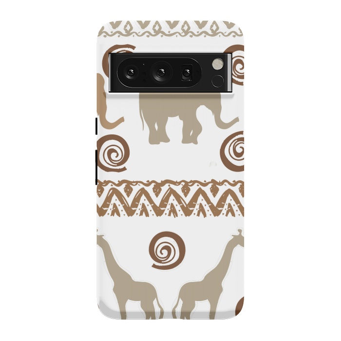 Pixel 8 Pro StrongFit giraffe and elephant by haroulita