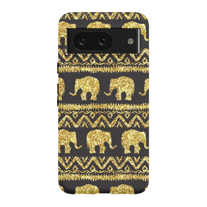 Pixel 8 StrongFit glitter elephant by haroulita