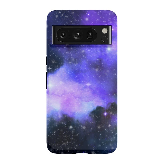 Pixel 8 Pro StrongFit purple galaxy by haroulita