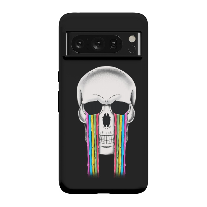 Pixel 8 Pro StrongFit Skull Crying by Coffee Man