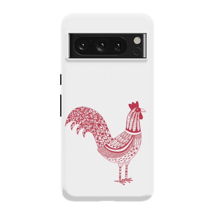 Pixel 8 Pro StrongFit The Most Magnificent Rooster in the Chicken Coop by Nic Squirrell