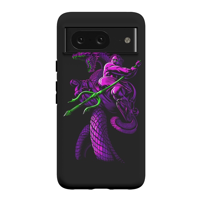 Pixel 8 StrongFit Poseidon with Trident and Dragon by Alberto