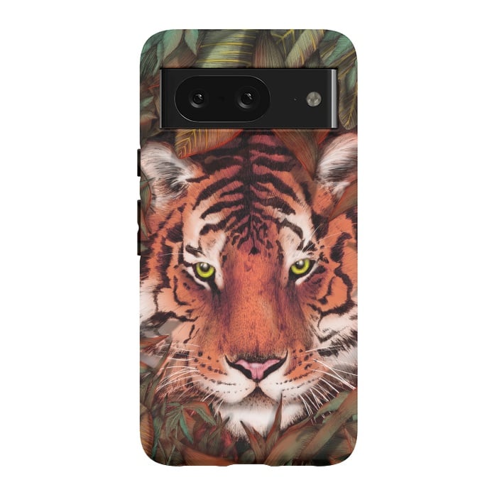 Pixel 8 StrongFit Jungle Tiger Majesty Colour Version by ECMazur 