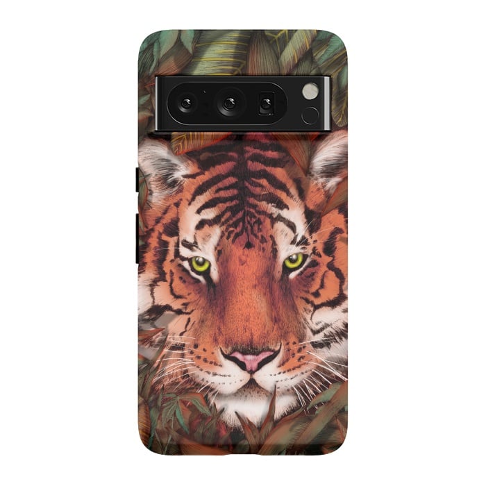 Pixel 8 Pro StrongFit Jungle Tiger Majesty Colour Version by ECMazur 