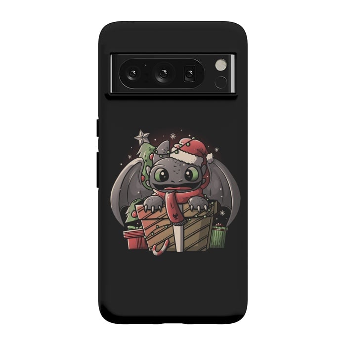 Pixel 8 Pro StrongFit Dragon Anatomy Cute Funny Dragon Gift by eduely