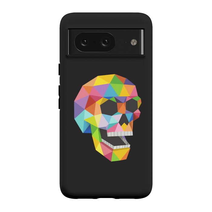 Pixel 8 StrongFit Skull Polygons by Coffee Man