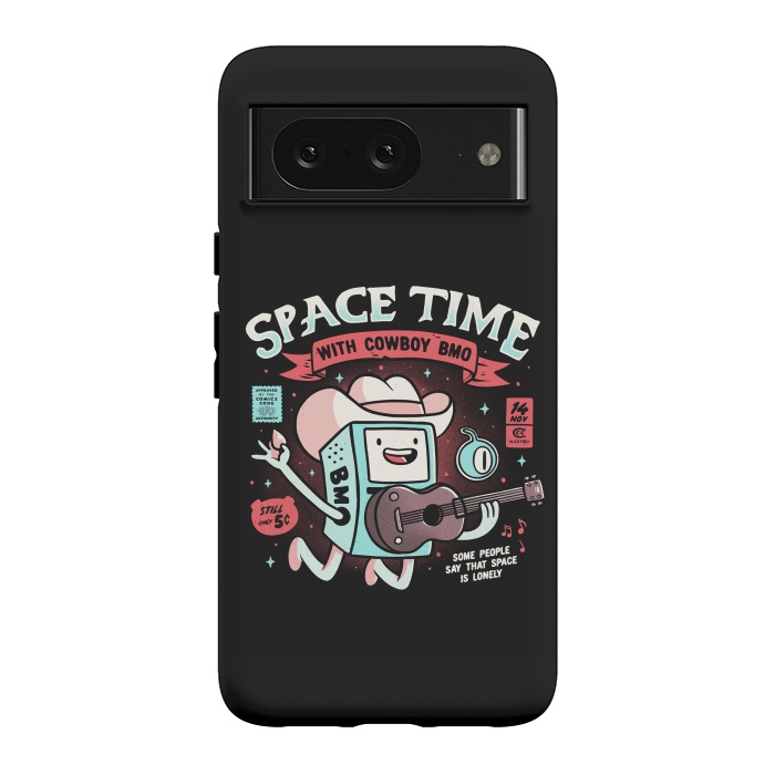 Pixel 8 StrongFit Space Time Cool Robot Cowboy Gift by eduely